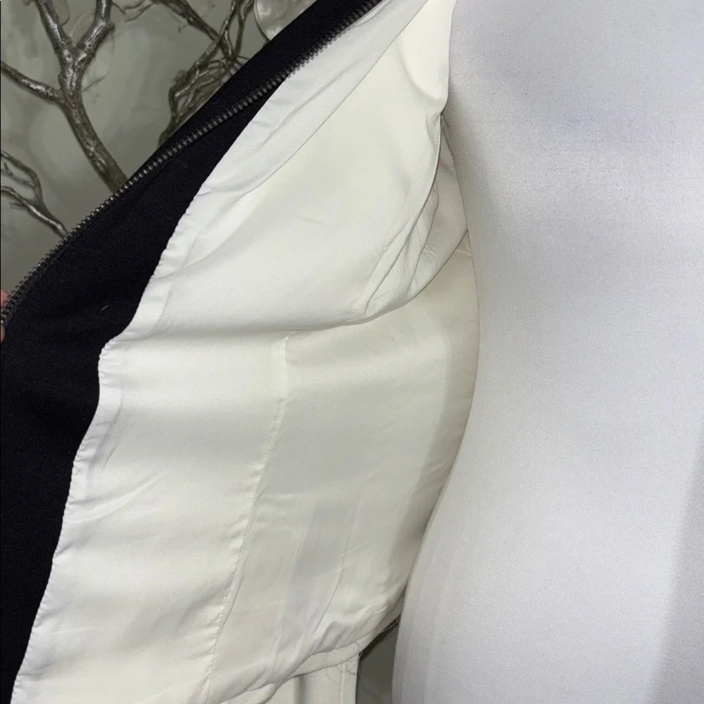 Chico's Black Cream Blazer